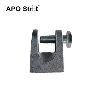 China Hot Dipped Galvanized M10 M12 Support OEM Malleable Iron H Beam Steel Clamp C Channel for sale