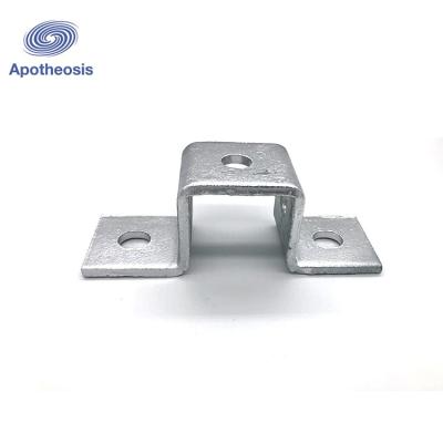 China Free samples of unistruts strut rack systems/unistruts fittings/unistruts trolley with hot dip galvanized finish for sale