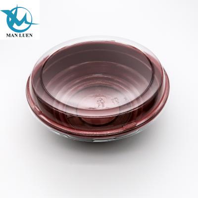 China Custom 1000ml Reusable Plastic Miso Soup Bowl Disposable Anti-fog Lid Large for sale