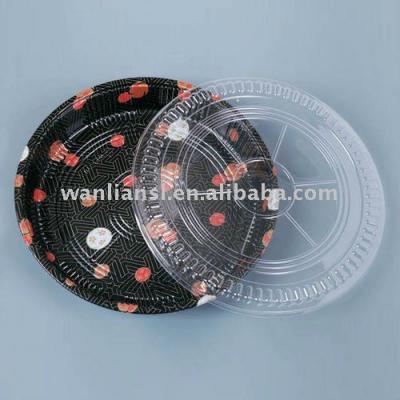 China Food Supermarket-used sushi tray party tray wl-63 for sale