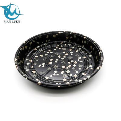 China China Round Shape Disposable Factory Made Eco - Friendly Sushi Tray With Lid for sale