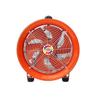 China Factory industrial mobile portable booster fan air axial exhaust fan,cylindrical venting duct fan for sale