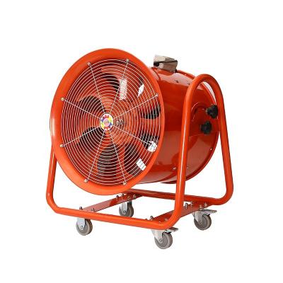 China Hotels CTF Industrial Hand Push Axial Flow Explosion Proof Portable Ventilating Fan for sale