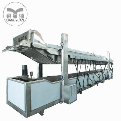 China Automatic industrial vegetable processing plant banana chips fryer/frying machine/production line for sale