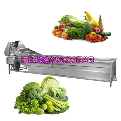 China Snack Factory High Pressure Ultrasonic Intelligent Air Bubble Vegetable Washing Machine for sale