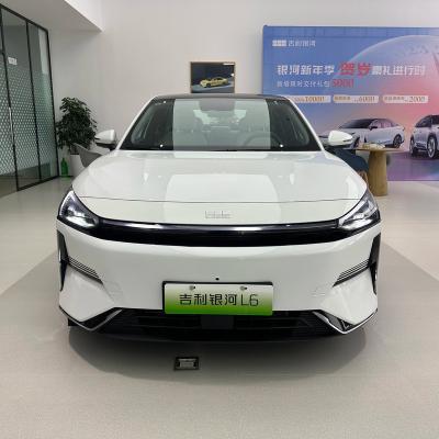 China Leather Automotive 2023 Geely Galaxy L6 Hybrid Car 1.5T+3DHT 125km Sedan cars from china Geely yinhe L6 for sale