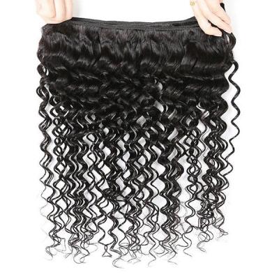 China Wholesale Brazilian Cheap Deep Wave Human Raw Hair Bundles 9A Grade Virgin Hair for sale