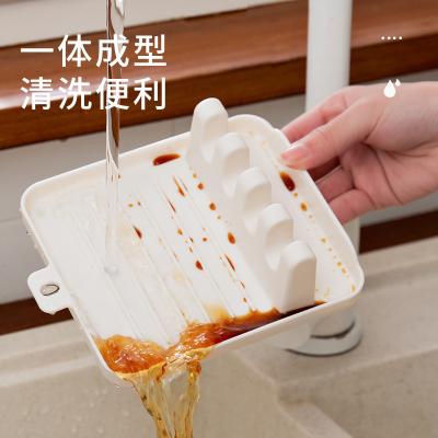 China Custom Viable Soup Spoon Holder Rest Kitchen Spoon Rest, Kitchen Utensil Rest, Pocket and Spoon Holder for Cooking for sale