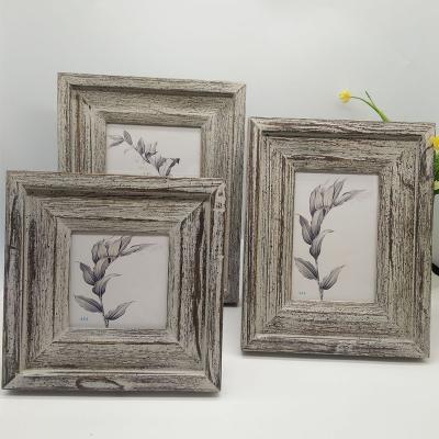 China Wholesale Custom Rustic Style Wood Hand Carved Wood Picture Frames 4