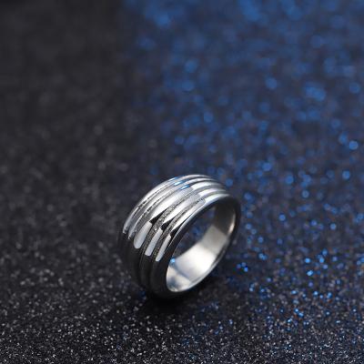 China 2021 Unique Latest Design Irregular Environmental Friendly Stainless Steel Geometric Fashion Trendy Rings for sale