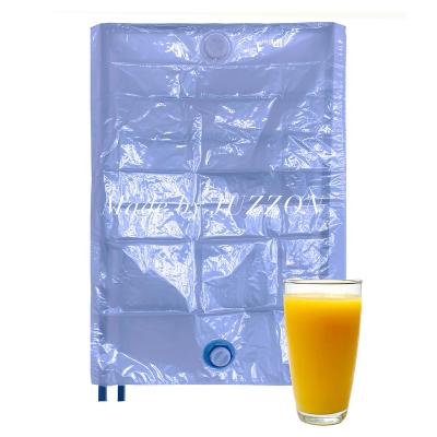 China Eco-friendly 220L to 250L food grade compressed-in JUZZON bags for juice for sale