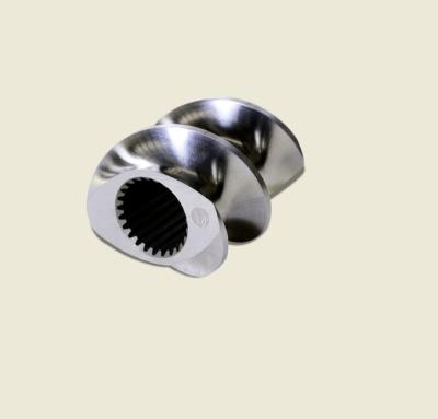 China High Hardness Mixing Screw Element Corrosion Resistantce Φ15.6 - Φ430mm Screw Range for sale