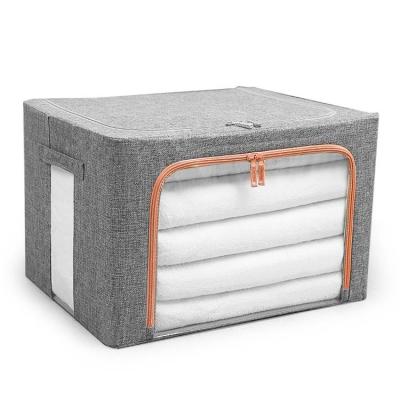 China Wholesale Modern Simplicity Large Window Quality Wrapping Cloth Storage Boxes For Clothing for sale