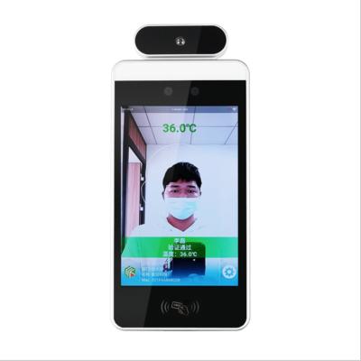 China Hot Sale Abnormal Healthy Detection QR Code IC Face Recognition Face Recognition Fever Screening Access Control Face Recognition Temperature for sale