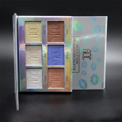 China Private Label Pressed Powder Highlighter Bar Palette Waterproof Makeup for sale