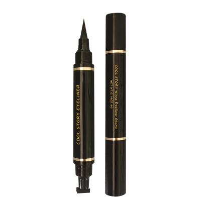 China Smudge Wholesale Cosmetics Quality Eye Liner Double Eyeliner Waterproof Quick Drying Eyeliner 24 Hours for sale