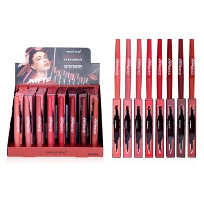 China matte exterior matte lip pencil 1 combination red lip pencil 32 display box for sale