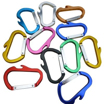 China China Manufacture High Quality Carabiner Metal Bottle Opener Stainless Steel Material Climbing Beer Bottle Opener for sale