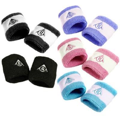 China Cotton Customized Logo Cotton Wrist Sweat Band for sale