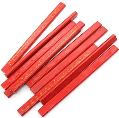 China Office & School Pencil 7inches Good Quality Octagonal Shaped Carpenter Wooden Pencil for sale