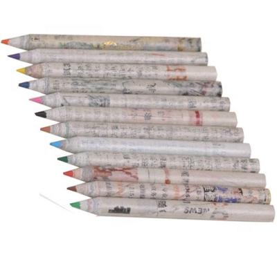 China Office & Custom Eco - Friendly School Pencil Journal Color Pencils MINI , Recycled Journal Assorted Colored Pencil For Promotion Gifts for sale