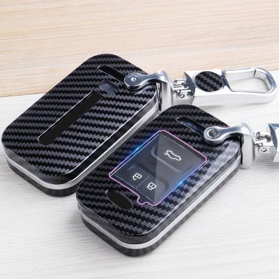 China High quality car key case for chery tiggo 8 Auto Car-styling 19 paragraph 5x protection key chain Shell Carbon fiber accessories for sale