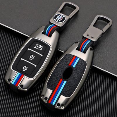 China High Quality Key Case Car Cover For Hyundai Tucson Sonata Ix35 Ix25 I20 Creta Santa Fe GLS Elantra Reina Key Cover Case Fob Accessories for sale