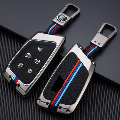 China High Quality Zinc Alloy Car Remote Key Case For Cadillac CT5 2019 2020 Keyless Cover Holder Bag Key FOB Cha 5 Buttons Car Smart Key Styling for sale