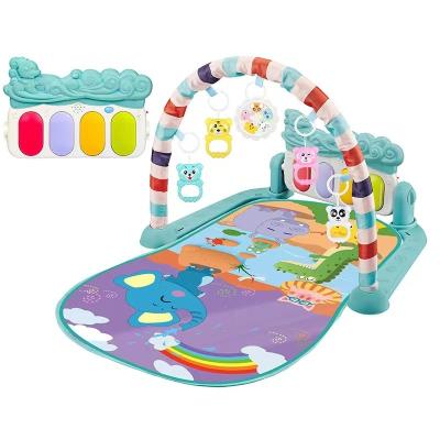 China Non-Toxic Multi-Function Music Baby Gym Playmat Playmat Kick N Play Piano First Learning Baby Play Mat Activity Baby Crowing Non-Toxic for sale