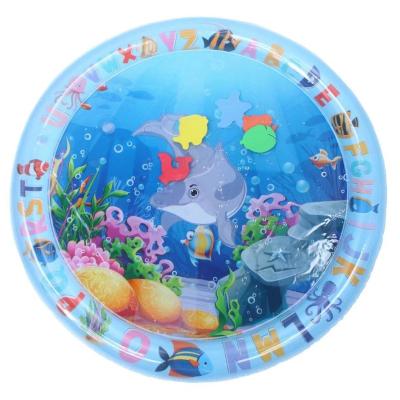 China Eco Friendly Elarve Top Amazon Wholesale Water Mat PVC Eco PVC Inflatable Baby Water Play Mat Baby Toys Free Sample 9.9 oz NC; GUA for sale