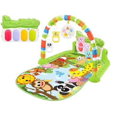 China Non-Toxic Custom High Quality Soft Infant Toys Musical Smart Baby Play Piano Musical Smart Baby Game Active Play Mat Gym Pedal Piano for sale