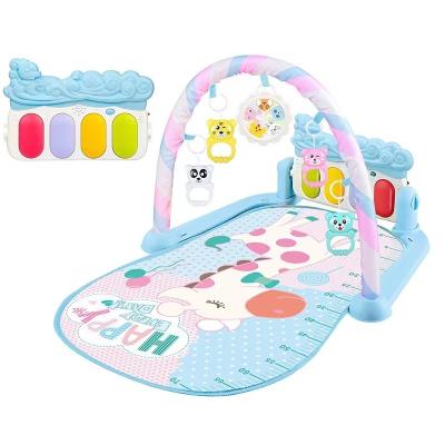 China Custom Made High Quality Non-toxic Soft Infant Toys Musical Smart Baby Mat Piano Active Game Mat Gym for sale