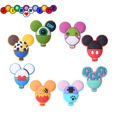 China 2021 Hot Selling Wholesale Washable Cartoon Mickey PVC Designer Shoe Charms For Shoe Decorations Shoe Accessories for sale