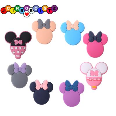 China Hot Selling Washable Cartoon Characters Mickey PVC Designer Shoe Charms For Boys Shoe Decorations Shoe Accessories for sale