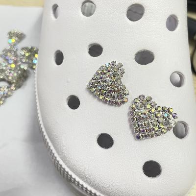 China New Arrival Luxury Design Washable Metal Charms Spring Croc Animal Shoe Charm For Shoe Clog Decoration Charm Chain Shoes Accessories for sale