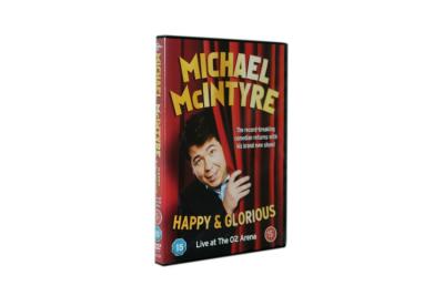 China Free DHL Shipping@HOT Classic Single Movie DVD Michael McIntyre Happy & Glorious Wholesale for sale