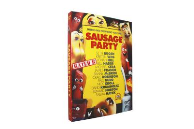 China Free DHL Air Shipping@HOT 2017 New Release Cartoon DVD Moveis Sausage Party Box Set Wholesale!! for sale