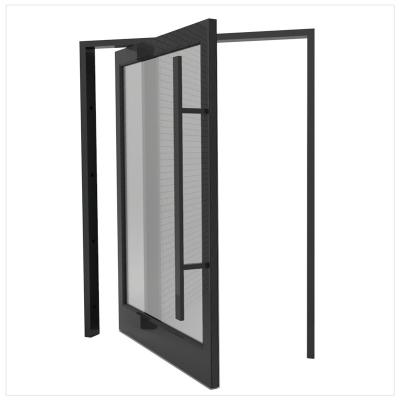 China Swing Front Entry Modern Design Aluminum Pivot Glass Doors for sale