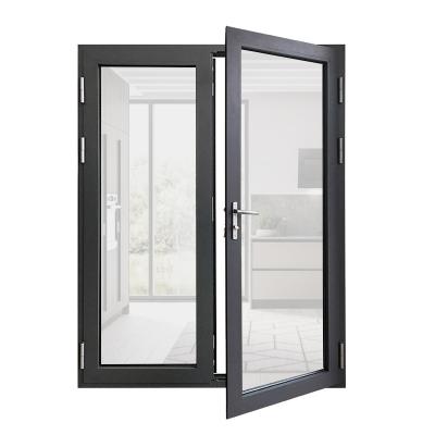 China Aluminum Swing Proof Double Sound Proof Front Entry / Bullet Proof Entry Door for sale