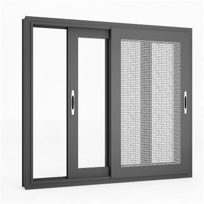 China Folding Screen Double Glazed Aluminum Window / Sliding Aluminum Windows for sale