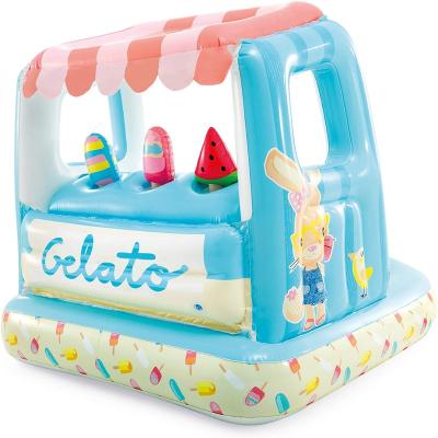 China Women's Inflatable Ice Cream Stand Playhouse and Pool, for Ages 2-8 for sale