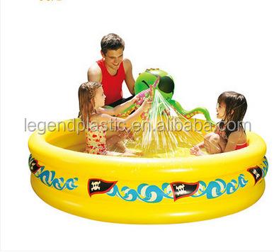 China PVC Inflatable Spray Water Splinker Pool For Kids, Outdoor Inflatable Kids Fun Spray Water Splinker Pool for sale