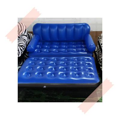 China Folding Sofa Bed PVC Household Inflatable Sofa Bed For Lying Or Resting for sale