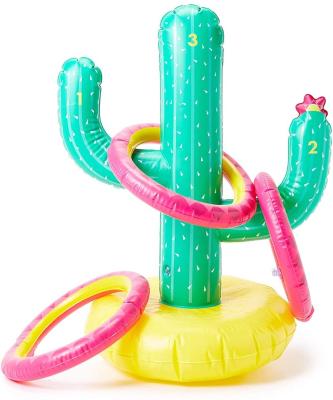 China Outdoor Activity Inflatable Cactus Throwing Game Toy for sale