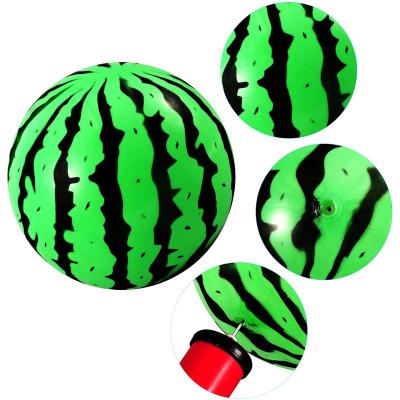 China Inflatable Water Ball Watermelon Ball Outdoor Water Fun PVC Watermelon Beach Ball Plastic Video for sale