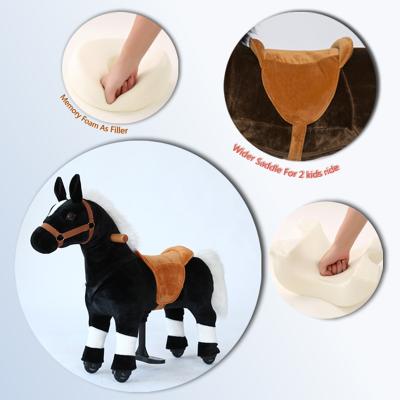 China Ride on Toy Children's Plush ride on horse series child riding toy pony animal toy for child paseo de juguete for sale