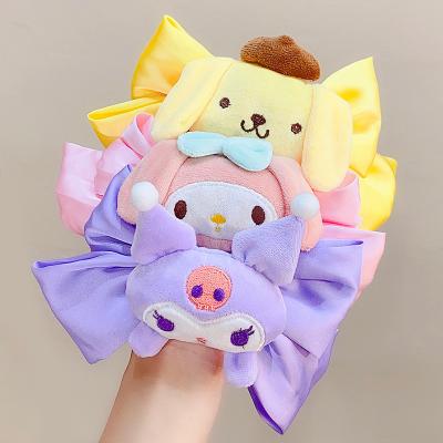 China For Cute Anime Cartoon Girl Heart Student High Horse Tail Headdress Girls Melody Dog Bow Knot Hairpins Japanese Hair Clips Hair Decoration for sale