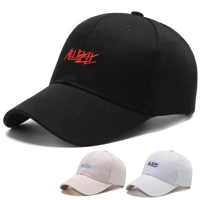 China 2023 Men Women New Letter Embroidered Cotton Student Baseball Cap 2023 Hot Selling COMMON Sports Sun Baseball Casual Single Hat for sale