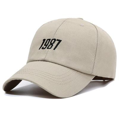 China Autumn Leisure Sports Outdoor Fashion 1987 Summer JOINT Spring New Men's Baseball Cap Korean Sunshade Women's Sunshade Baseball Hat for sale