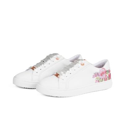 China CUSHIONING Moq Logo Shoes Casual Shoes White Low Women's White Shoes Custom Made For Women for sale